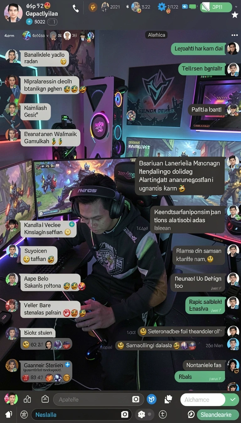 Cuplikan layar menu unduhan okgames untuk perangkat Android